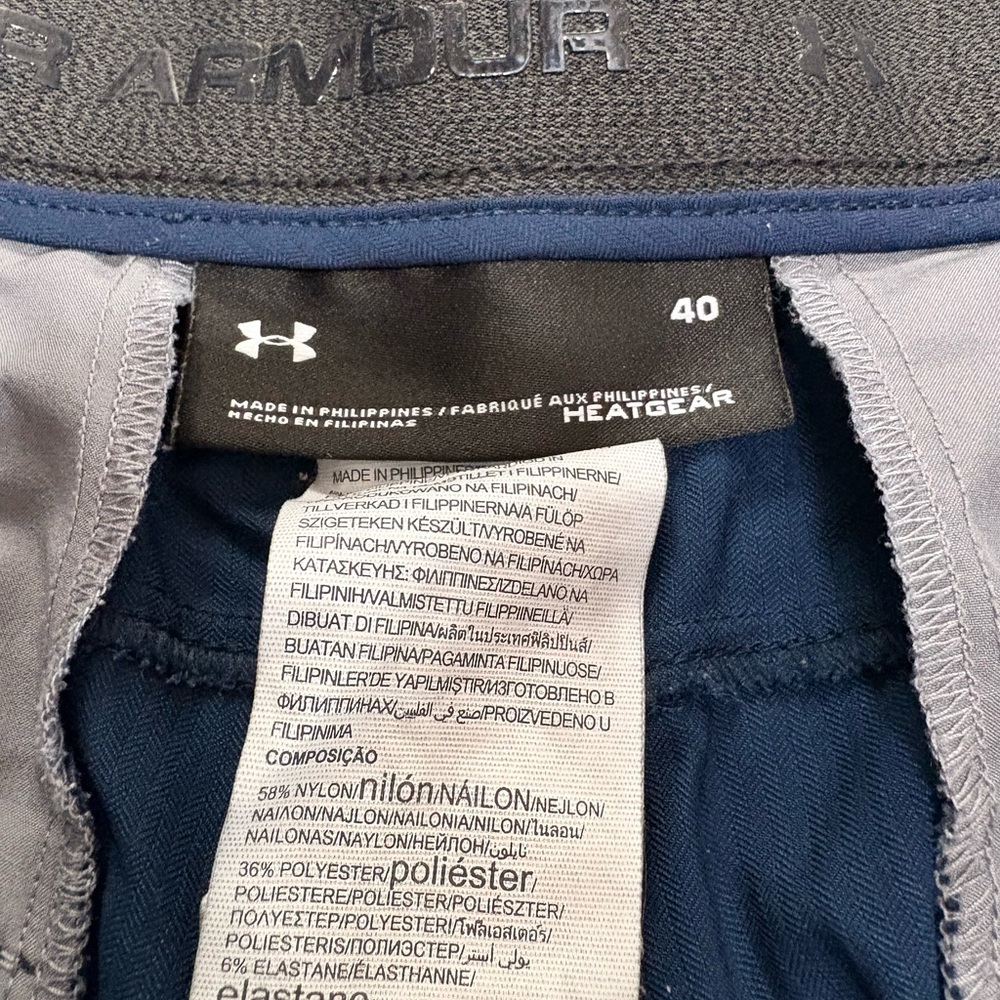 Bundle Four Under Armour Shorts. Colors are Navy, Brown, Black, & Gray. - Picture 6 of 9